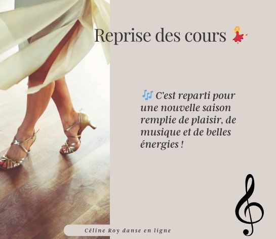 Reprise cours de danse en ligne