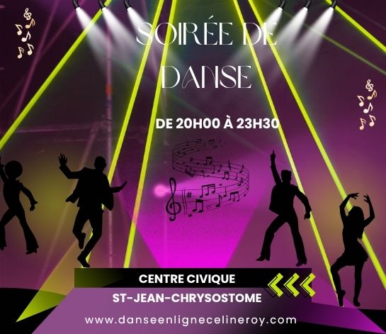 Soirée de danse Céline Roy